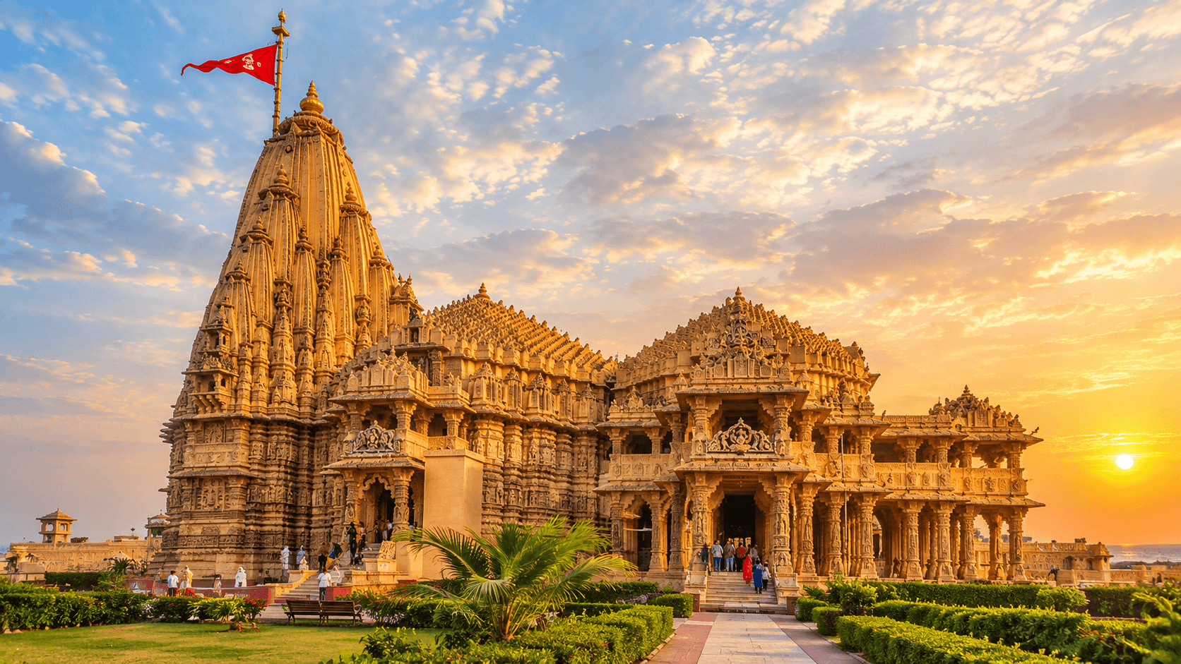 Somnath – Coastal temple