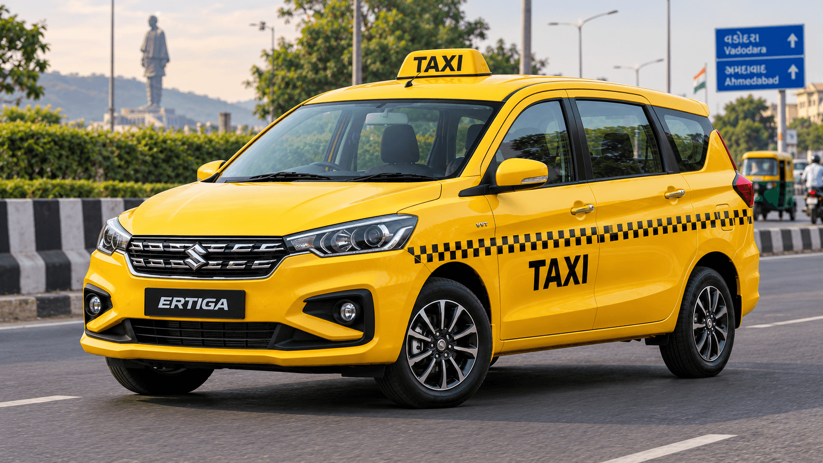 Ertiga (Maruti Ertiga) – Family taxi in Gujarat