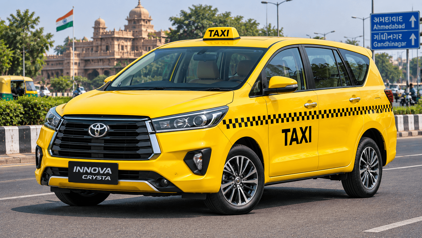 Innova Crysta (Toyota Innova) – Comfortable taxi in Gujarat